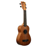 Official Kala Learn to Play Ukulele Soprano Starter Kit, Satin Mahogany - Includes online lessons, tuner app, and booklet (KALA-LTP-S)