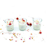 Soy Candle Making Kit - with dried flowers - Starter beginners set to create 6 scented and decorated candles with complete and easy guide by Candle&Me - DIY Craft gift or New Hobby for adults and kids