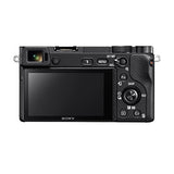 Sony Alpha a6300 ILCE6300M/B 24.2 MP Mirrorless Digital Camera with F3.5-5.6 OSS Zoom Lens, E 18-135mm, Black