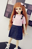 softgege for 1/6 YOSD BJD Doll Jeans Skirt Dress / Denim Skirt Dress / Outfit / YOSD BJD Dollfie