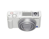 Sony ZV-1 Camera for Content Creators, Vloggers, YouTube, and livestreaming with Flip Screen and Microphone (White)