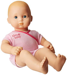 American Girl - Bitty Baby Doll Light Skin Blond Hair Blue Eyes BB3 with Pink Bodysuit