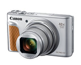 Canon PowerShot SX740 Digital Camera w/40x Optical Zoom & 3 Inch Tilt LCD - 4K VIdeo, Wi-Fi, NFC, Bluetooth Enabled (Silver)