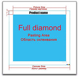 DIY 5D Diamond Painting Kits for Adults Green Blue Cloud Paint with Diamonds Dotz Large Full Drill Crystal Rhinestone Embroidery Canvas Diamond Arts Craft for Home Wall Decor Square Drill 20x40in