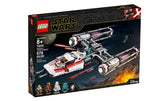 LEGO Star Wars The Rise of Skywalker Resistance Y-Wing Starfighter; Awesome Construction Toy for Creative Kids