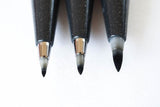 Pentel Fude Touch Sign Pen, 3 Types Assorted (Medium,Fine,Extra Fine ) Black , Original 5 Colors