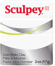 Sculpey Iii Polymer Clay 2oz-White