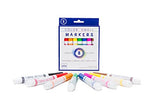Color Swell 6 Pack 30 Sheets Each of Sticky Easel Pads Plus a Bonus Pack of Washable Markers, Great for the Office, Classroom, Groups, Presentations, Meetings, and Brainstorming