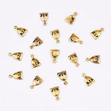 TEEKME 40pcs Different 20 Style Gold Vintage Nail Charms Cross Pumpkin Jewels Spider 3d Skull Alloy Jewelry for Halloween Nail Art Decoration Accessory Set