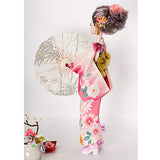YIHANGG Japanese Kimono BJD Doll, 1/3 Dolls 24 Inch Ball Jointed Doll DIY Toys with Clothes Outfit Shoes Wig Hair Makeup, Cherry Blossom Style Decoration,Pink