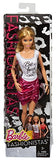 Barbie Fashionistas Barbie Doll, Pink Skirt and "Be Yourself" Shirt