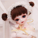 BJD Doll 1/6 SD Dolls 26CM(with Gift Box) Joints Doll DIY Toys with Clothes Outfit Shoes Wig Hair Makeup, Best Gift for Girls