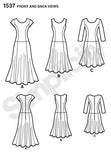 Simplicity 1537 Amazing Fit Women's Dress Sewing Pattern, Sizes 10-18