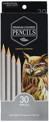 Leisure Arts 30 Premium Colored Pencils, Pre-sharpened, Non-toxic