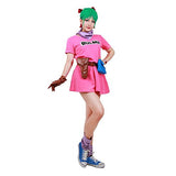 miccostumes Women's Bulma Cosplay Costume (Women xs) Pink