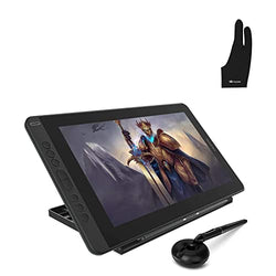 HUION Kamvas 13 2020 Graphics Drawing Tablet Green with Adjustable stand-13.3inch, PW517 Stylus Pen and 10x Extra Pen Nibs and 2 Gloves Included