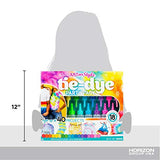 Just My Style Tie-Dye Party Pack by Horizon Group USA, DIY Tie Dye Kit, Create Up to 40 DIY Tie-Dye Projectsludes 18 Dyes, 90 Rubber Bands, Protective Gloves, Easy-to-Follow Project Guide, Multi