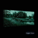 Startonight Canvas Wall Art Country Landscape Lake - Nature Framed 24 x 48 Inches