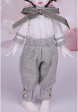 BJD Dolls Clothes Men's Gray Suit +Hat for 1/6 1/4 1/3 BJD Dolls,1/4