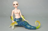 Zgmd 1/4 BJD doll SD doll The hippocampus female doll contains face and body make up