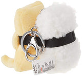 Gund Sanrio Gudetama the Lazy Egg Tamago Sushi Plush Keychain 3.5” , Yellow and White