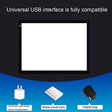 Sunxin A4 Portable LED Light Box Trace,USB Power LED Copy Board Light Box, Suitable for Artists Designing, Animation, Sketching, Painting