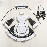 HMANE BJD Doll Clothes 1/4, 6Pcs Maid Cosplay Costume Set for 1/4 BJD Dolls (No Doll)
