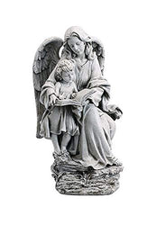 Christian Brands 19" Sitting Guardian Angel and Child Garden Statue