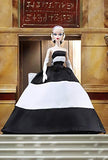 Barbie Collector: BFMC Doll, 11.5-Inch, Wearing Black and White Ball Gown, with Platinum Hair and Vintage Face Sculpt, Includes Doll Stand and Certificate of Authenticity