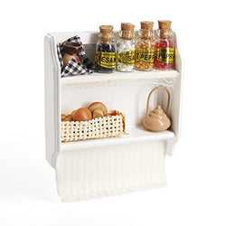 Odoria 1/6 Miniature Spice Rack Dollhouse Kitchen Accessories, B