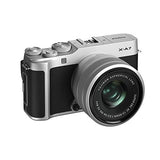 Fujifilm X-A7 Mirrorless Digital Camera w/XC15-45mm F3.5-5.6 OIS PZ Lens, Silver