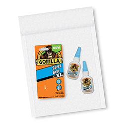 Gorilla 107527 XL Super Glue, 25 Gram, Clear, (Pack of 2)