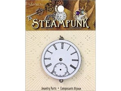 Solid Oak Pendant Steampunk Watch Movement 40mm