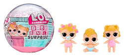 LOL Surprise Baby Bundle Surprise- with Collectible Dolls, Baby Theme, Twins, Triplets, Pets, Water Reveal, 2 or 3 Dolls Included- Great Gift for Girls Age 3+