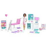 Bundle of Barbie Fast Cast Clinic Playset + Barbie Baby Doctor Playset