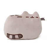 GUND Pusheen Cat Plush Stuffed Animal Pillow, Gray, 16.5"