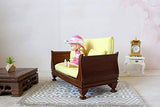 Miniature Dollhouse Couch, Bed for 1:8 scale BJD Doll Furniture Sofa Pillows