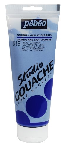 Studio Gouache 220-Milliliter, Ultramarine Blue