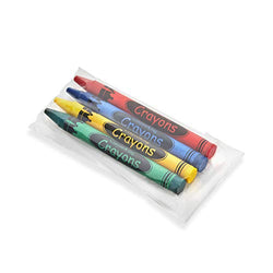 CrayonKing 250 Sets of 4-Packs in Cello (1000 total bulk Crayons) Restaurants, Party Favors, Birthdays, School Teachers & Kids Coloring Non-Toxic Crayons