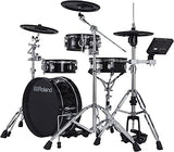 Roland V Streamlined Acoustic-Style Electronic Drum Kit with Shallow-Depth Shells and TD-07 Module (VAD103-1), Black