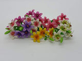 10 Pieces Miniature Lily Flower clay Dollhouse Fairy Garden Mini Plant Trees Artificial Flower Tiny Orchid #01