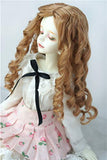 BJD Wigs JD285 Long Blond Princess Wave Synthetic Mohair Doll Wigs YOSD MSD SD BJD Doll Accessories (7-8inch)