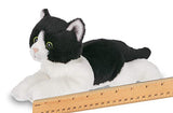 Bearington Lil' Domino Small Plush Stuffed Animal Black and White Tuxedo Cat, Kitten 8 inch