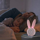 Kids Alarm Clock for Kids, Children's Alarm Clocks for Girls Boys Bedroom, Night Light for Kids, 5 Ringtones, Touch Control and Snoozing with 2000mAh Rechargeable Kid Alarm Clocks