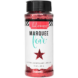 Heidi Swapp Marquee Love Chunky Glitter 3 Ounces/Jar-Red
