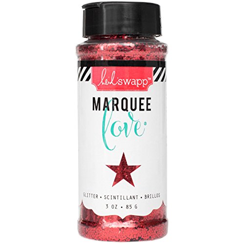 Heidi Swapp Marquee Love Chunky Glitter 3 Ounces/Jar-Red