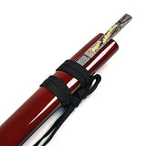 Ace Martial Arts Supply Handmade Zetsurin Sharp Samurai Katana Sword - MUSHA (Burgundy)