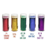 Original Stationery Glitter - Extra Fine and Flake Loose Powder. Slime Supplies, Arts, Crafts. Pack