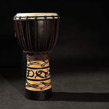 WYKDL Drum Bongo Congo African Drum -MED Size- 12" High x 5" Drum Head JIVE Brand- Professional Sound