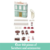 Calico Critters Town Series Delicious Restaurant, Fashion Dollhouse Playset, Furniture and Accessories Included (CC3012)